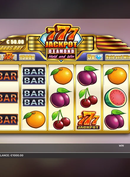 777 Jackpot Diamond Hold and Win game cover from 1win