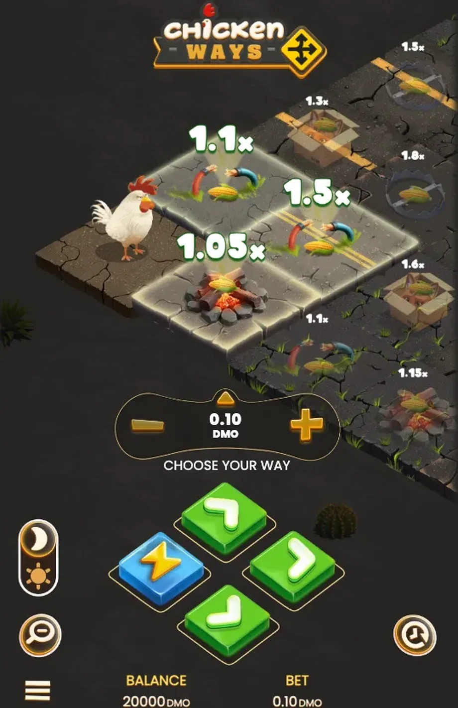 Chicken Ways gameplay screenshot