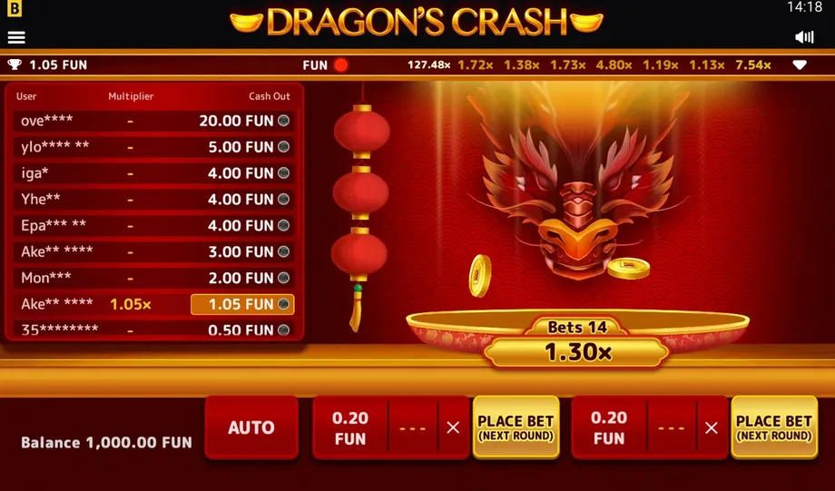Dragon's Crash gameplay screenshot