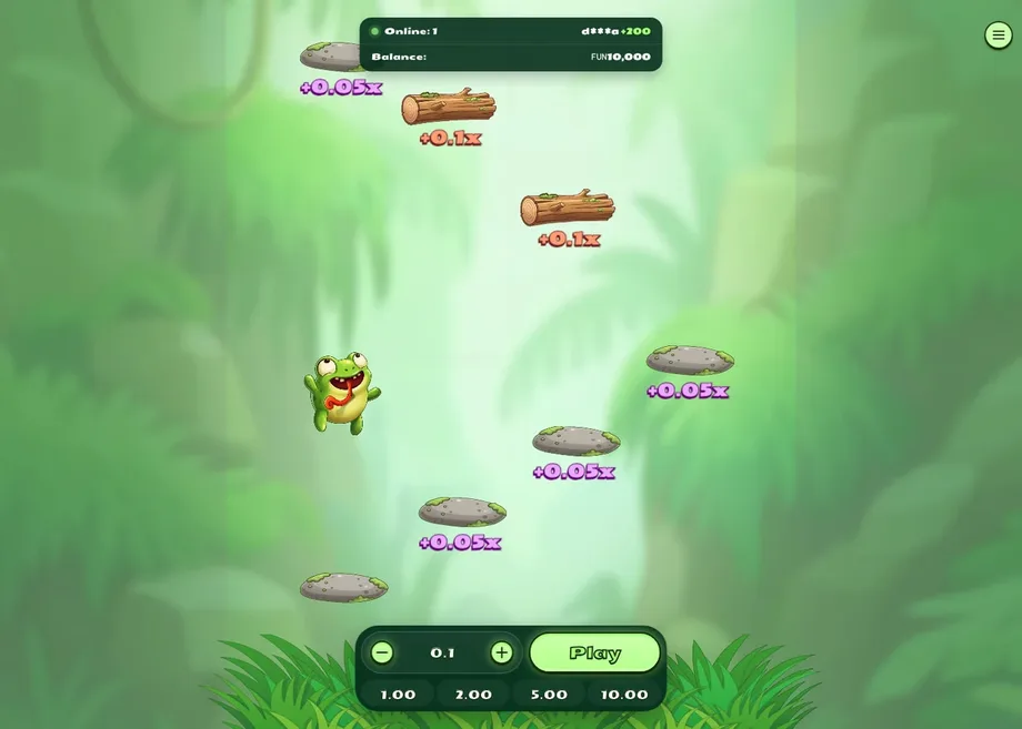 Frogger Jump gameplay screenshot