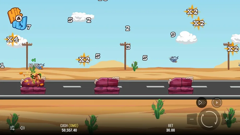 Hit & Fly gameplay screenshot