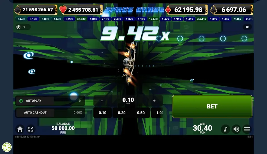 Space Chase gameplay screenshot