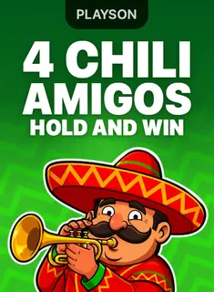4 Chili Amigos: Hold and Win, slot by Playson